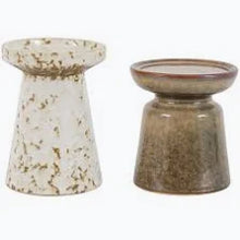 Load image into Gallery viewer, Pair of Ceramic Glazed Candle Holders £29.00