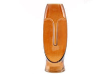 Load image into Gallery viewer, Amber Face Shape Vase (sml)- £15.00

