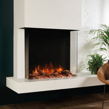 Load image into Gallery viewer, Gazco 75W 3 or 2 sided electric fire, part of the Studio Electric fire range.
