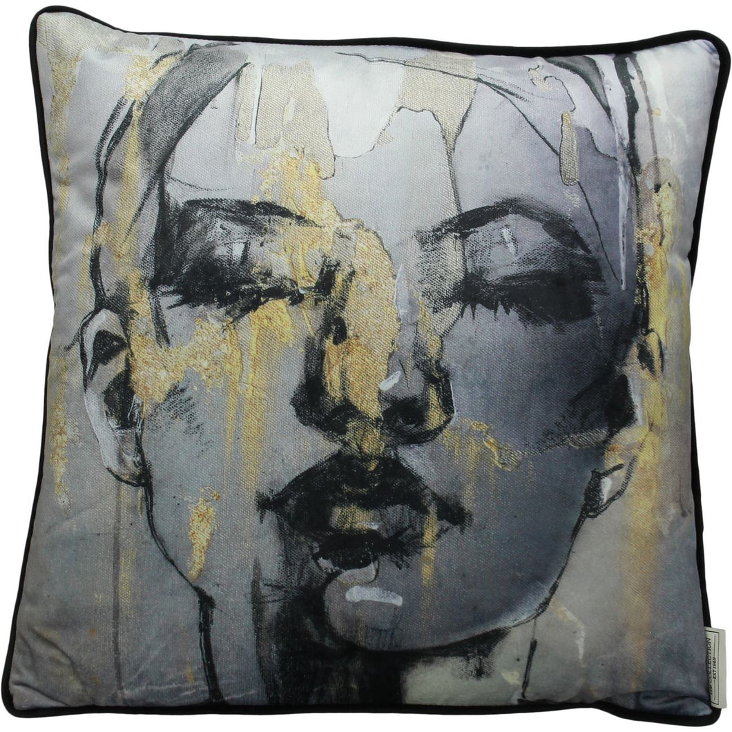 Sketched Face Cushion £26.00
